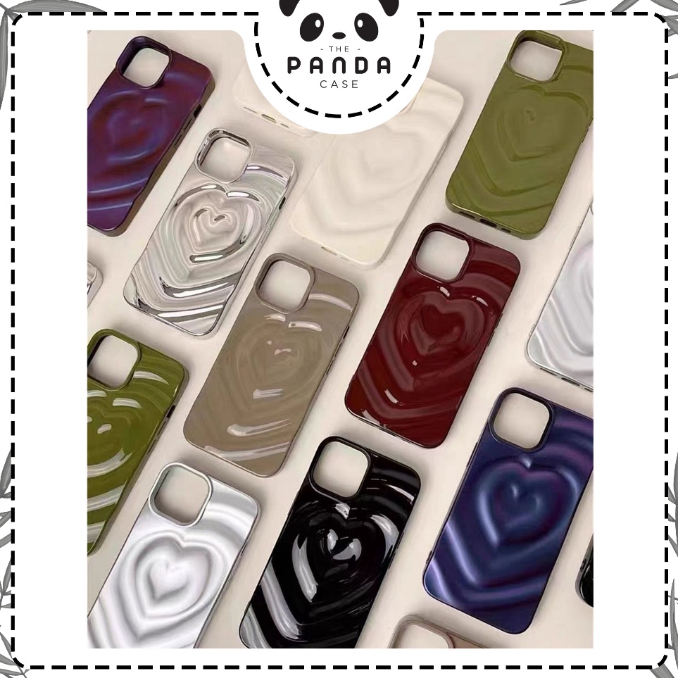 Cq  TPC  iPhone Case Soft Case Cool LOVE Glossy Bumper Casing Phone Case Camera Protection Shockproo
