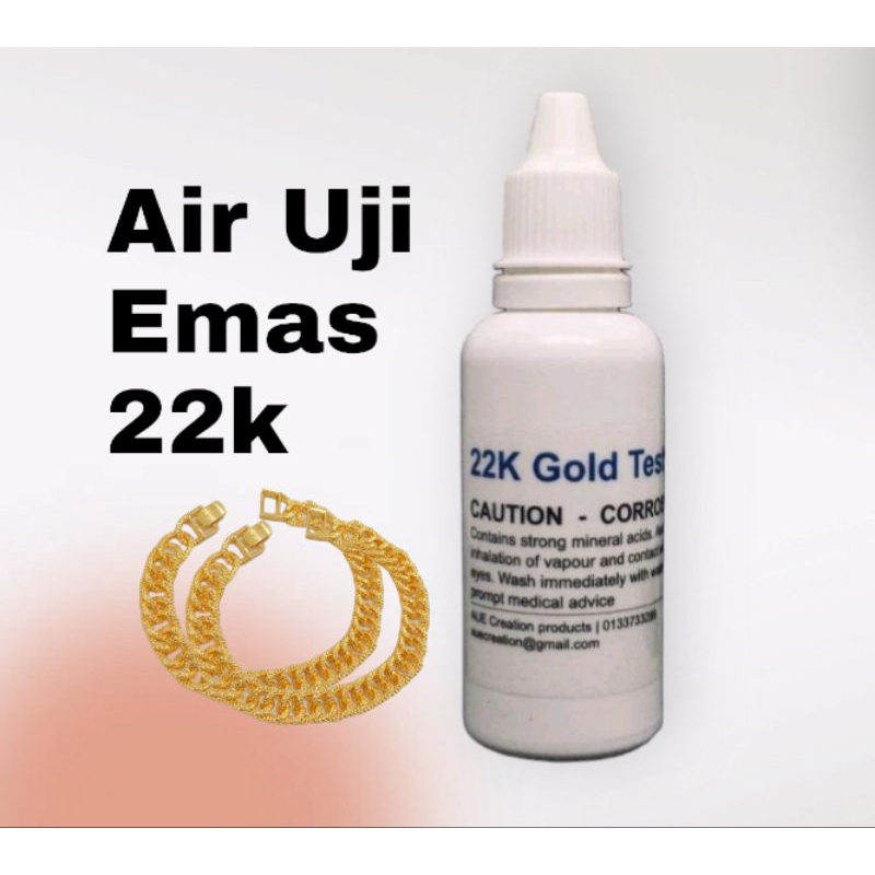 Alat Cek Kadar Emas Air Uji Emas 22k