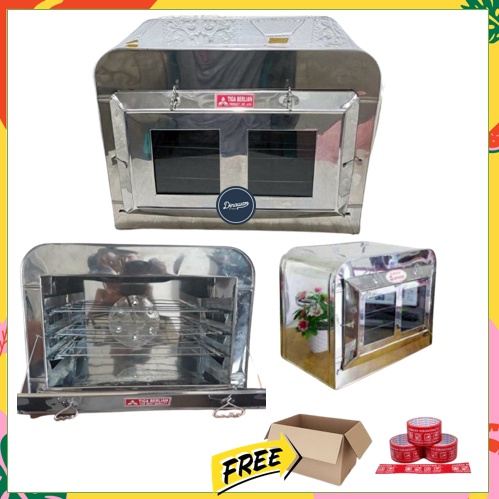 Coc Oven Kompor Tangkring Tiga Berlian 3 Susun Bahan Stainless