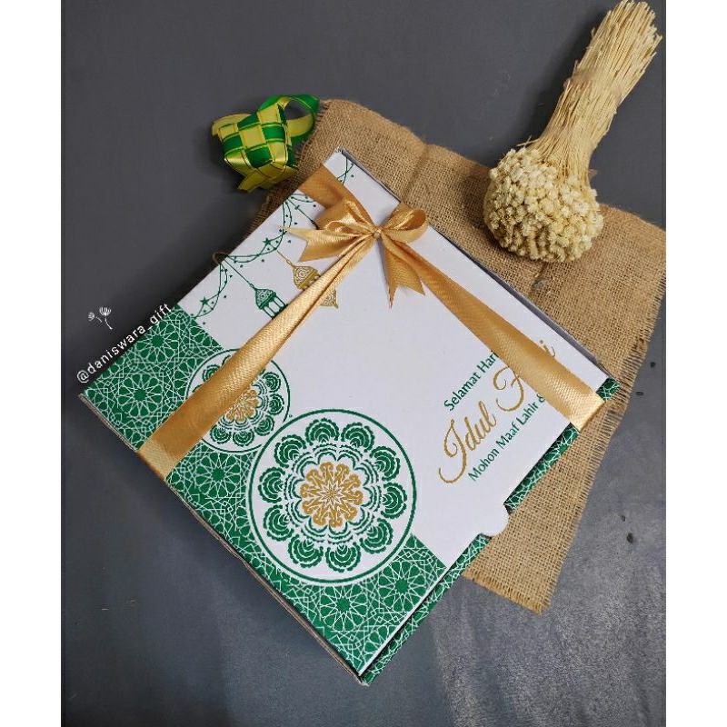 

box hampers idul Fitri satu set printilan