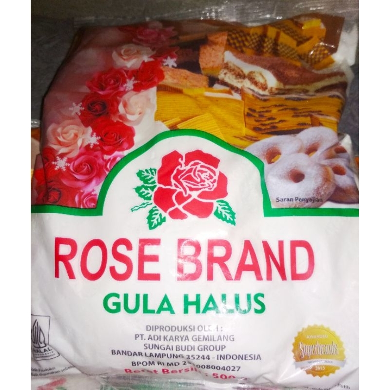 

Rose Brand Gula Halus 500g