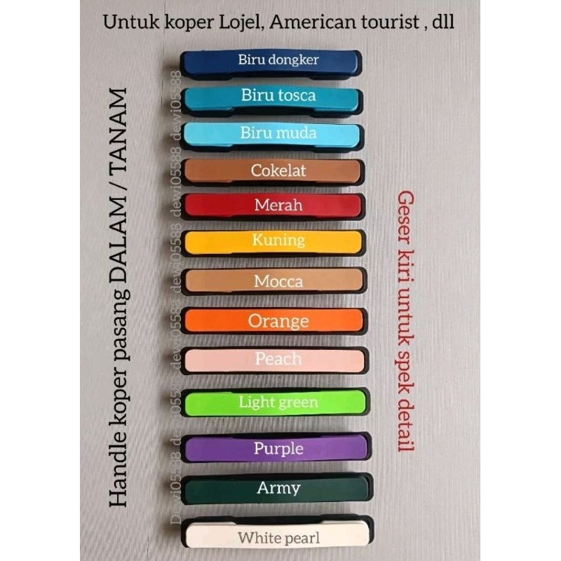 handle koper DELSEY LOJEL 20cm strap koper