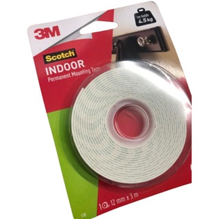 

Scotch 114 3M Indoor Permanent Mounting Double Tape [24 mm x 1 m]