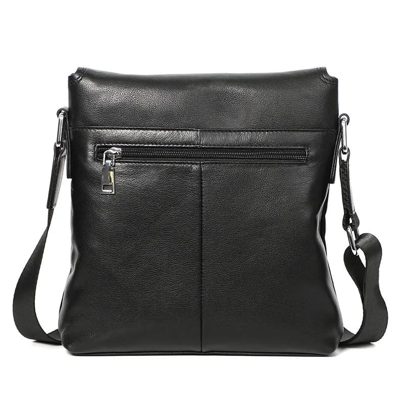 Tas selempang pria-Tas bahu pria kulit asli Garut