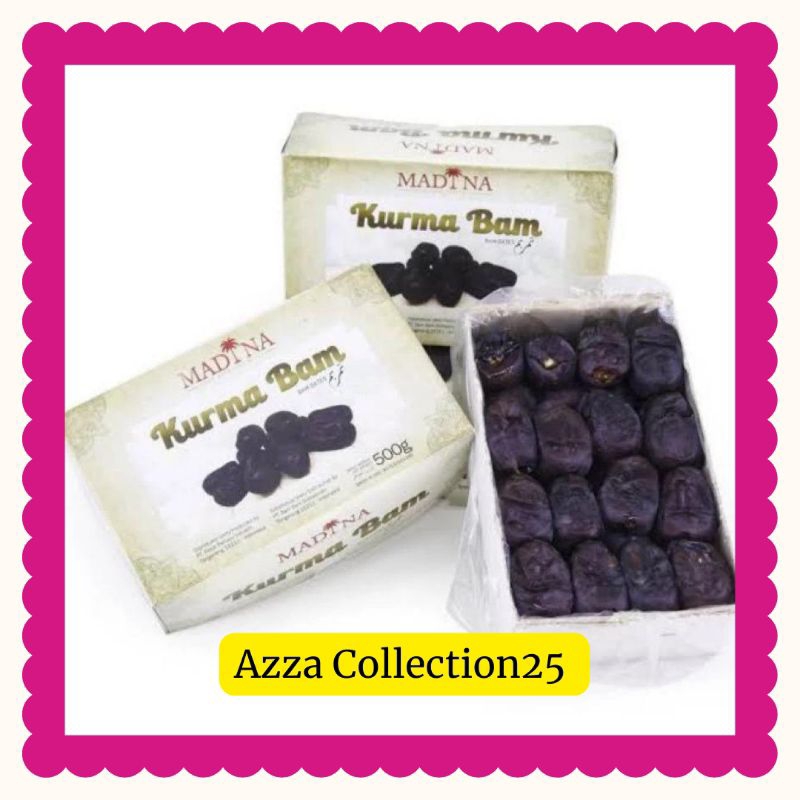 

Kurma Bam Madinah 500gram/ Kurma Bam Samira