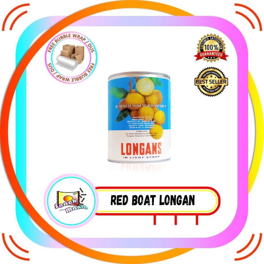 

RED BOAT Longan In Light Syrup Kelengkeng Kaleng ~ 567 gr