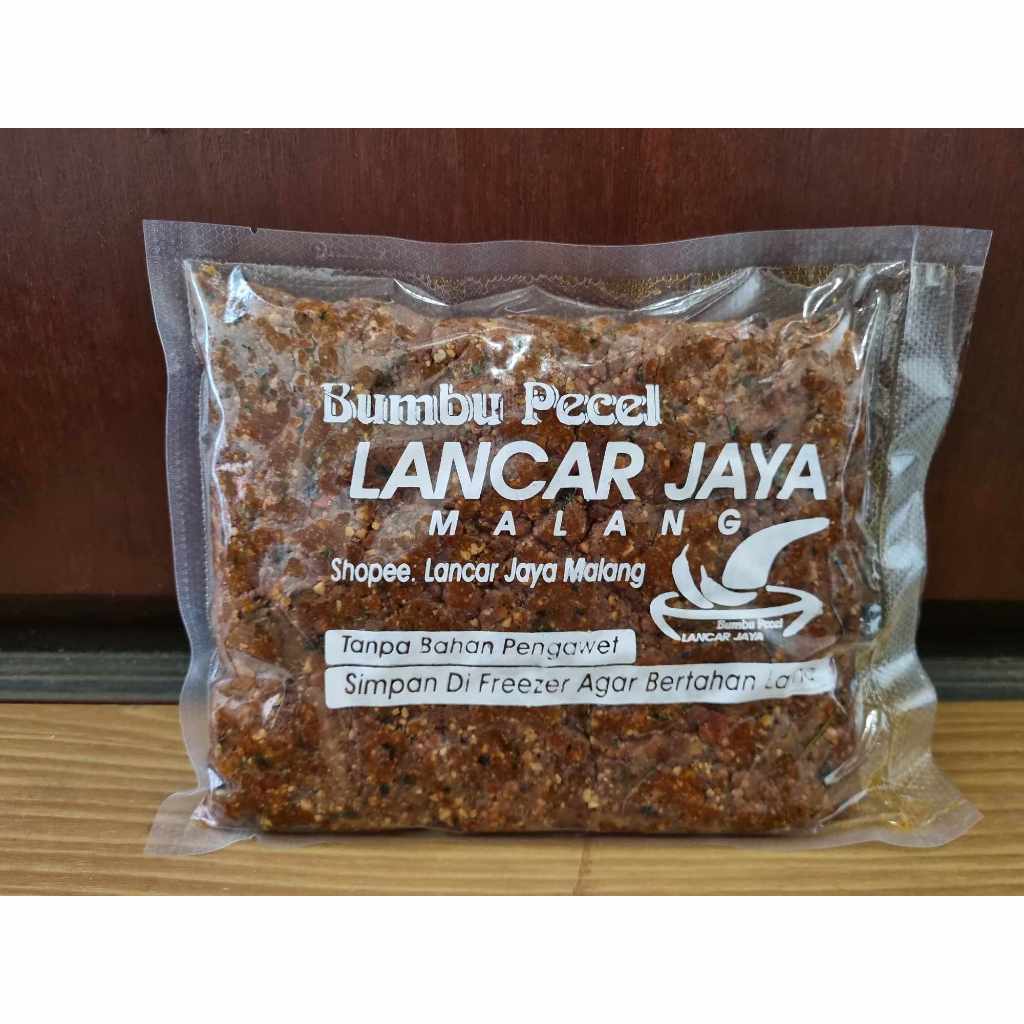 

Bumbu Pecel Lancar 100% Tanpa Bahan Pengawet Varian 1000 gram