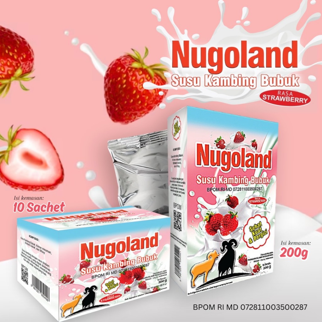 

Susu etawa rasa strawberry 200 gram Susu etawa rasa strawberry 10 sachet