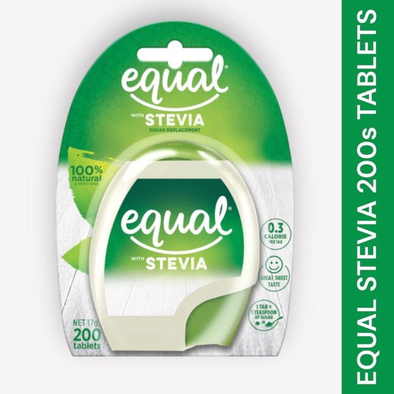 

Equal Naturals Stevia Tablets - Pemanis Stevia Nol Kalori / Sweetener