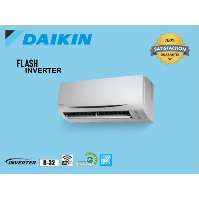 AC DAIKIN STKQ25UV 1PK Inverter thailand (Free Pasang)