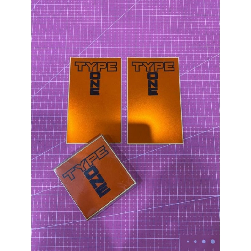 

STIKER CUTTING TYPE ONE