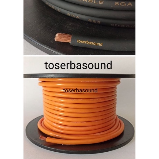 Kabel 8awg Momentum Setrum Power Aki Ground 8 AWG audio mobil Jual Meteran