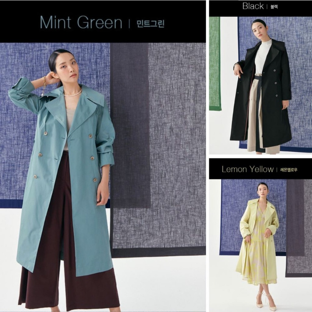 JBY Long Coat Wanita Lengan Panjang | LTWEIGHT TRENCH COAT | NEW ORIGINAL BRANDED GUARANTEED