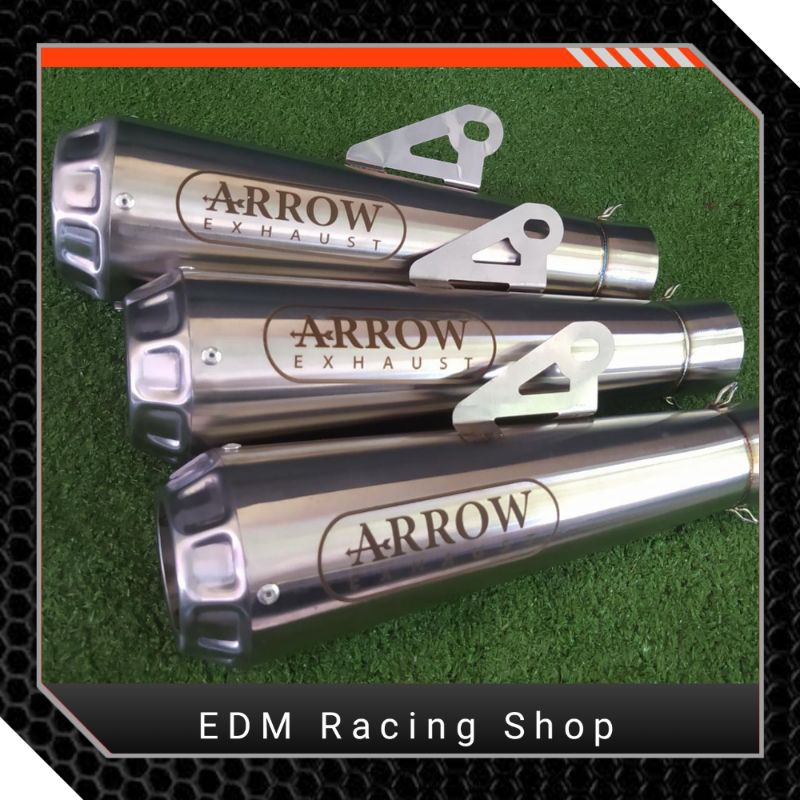Knalpot Racing ARROW Universal inlet 50/51mm (Selincer saja)
