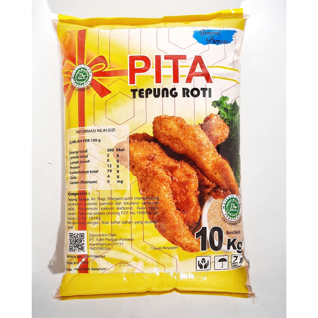 

Tepung Roti Merk Pita 10 Kg