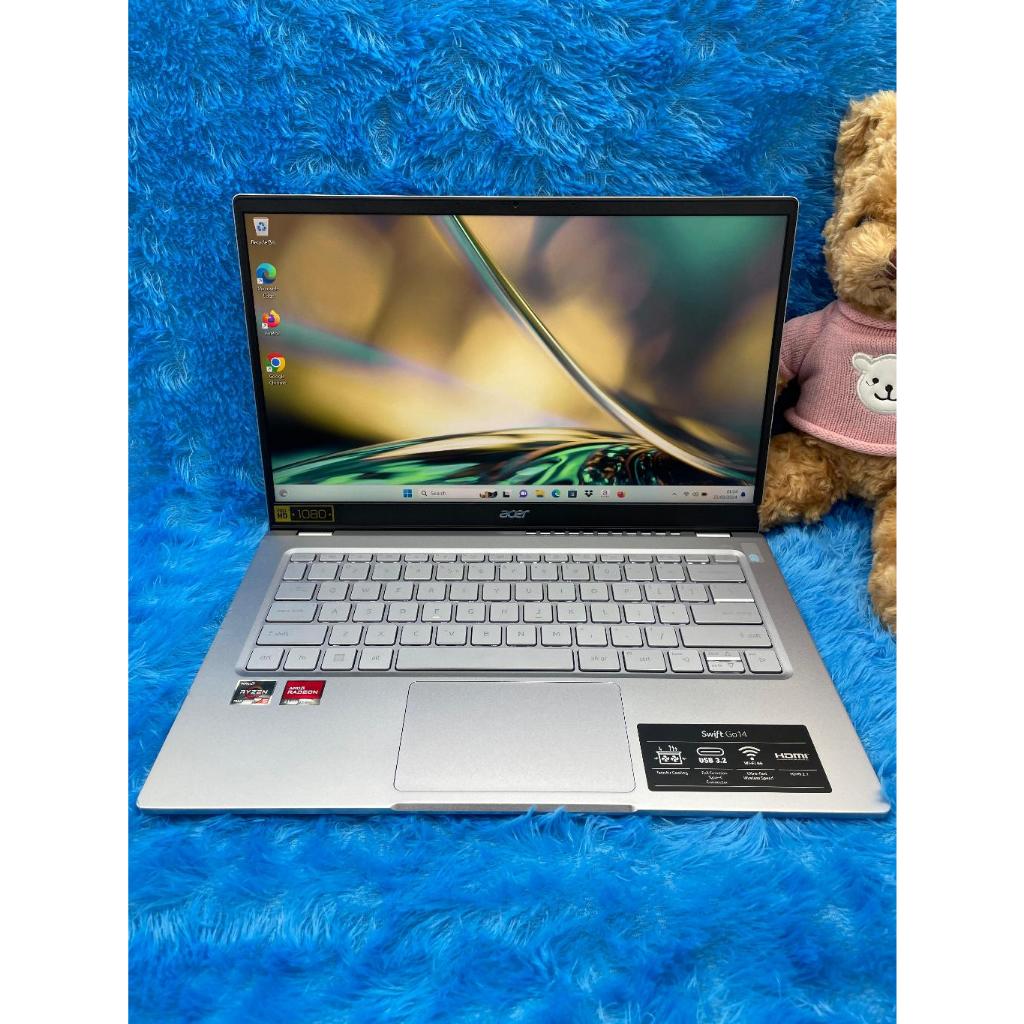 Laptop Acer Swift Go 14 SFG14-41 AMD Ryzen 5 7530u Ram 16GB SSD 512GB