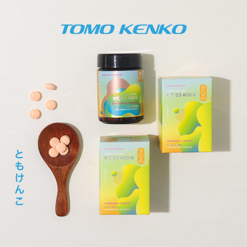 Tomo Kenko D3 400 Iu Chewable (Kunyah) High Quality