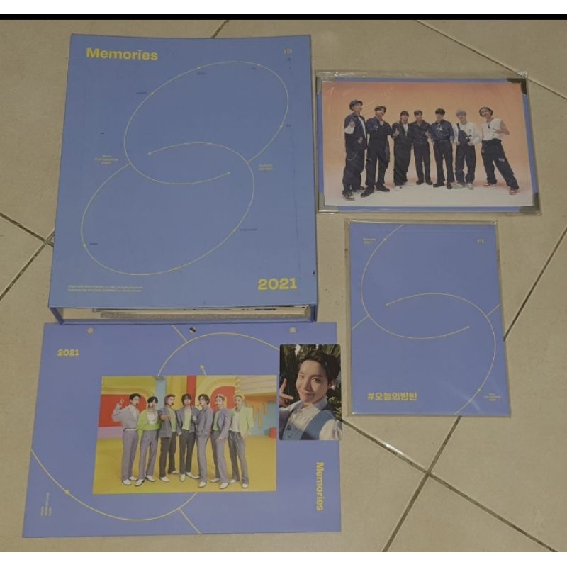 BTS MEMORIES 2021 + Gift Weverse PC PHOTOCARD JHOPE FILLSET