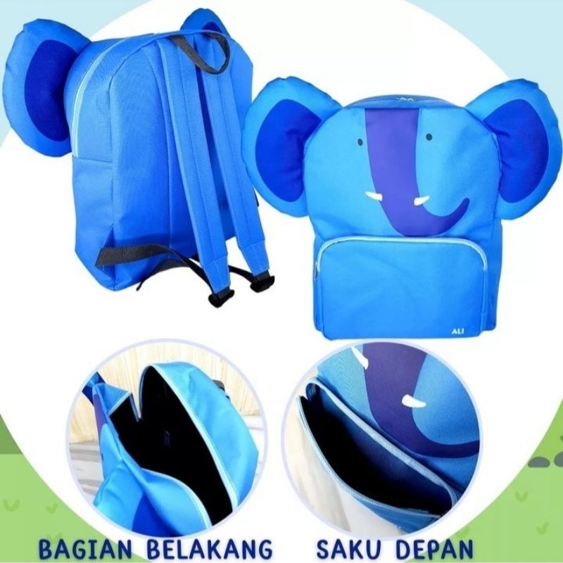 TAS RANSEL 3D CUSTOM Backpack Anak Karakter Lucu TAS ANAK UNIK