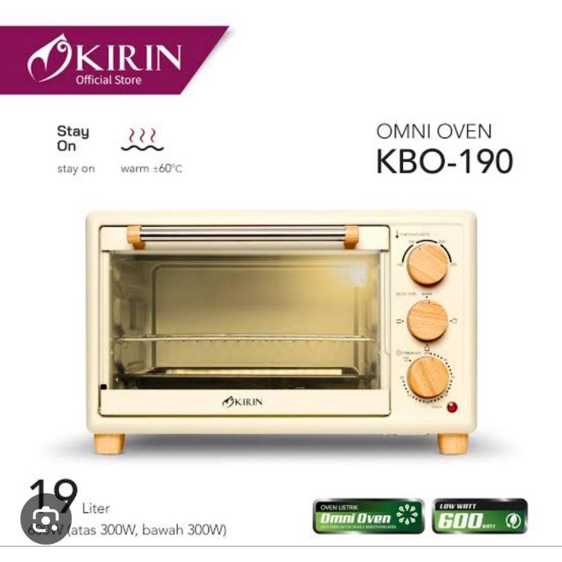 Kirin Beauty Oven KBO-190LW Oven Listrik Low Watt