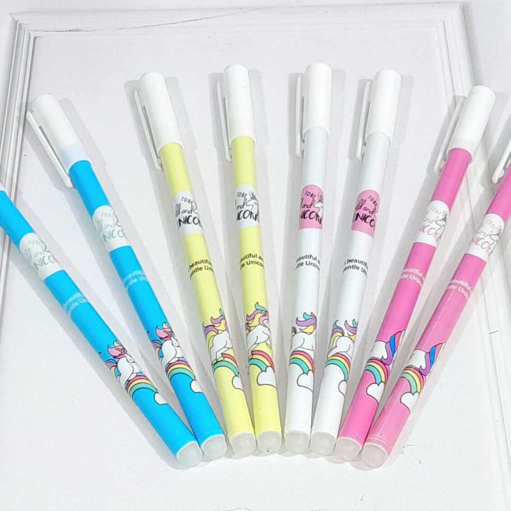 

Pulpen Erasable UNICORN Tinta Hitam Bisa dihapus UNIK LUCU Harga MURAH / Pen Odemei Unicorn Kuda Poni Tinta bisa dihapus Alat Tulis Sekolah Anak Kekinian Favorit Best Seller Bisa Grosir dan COD