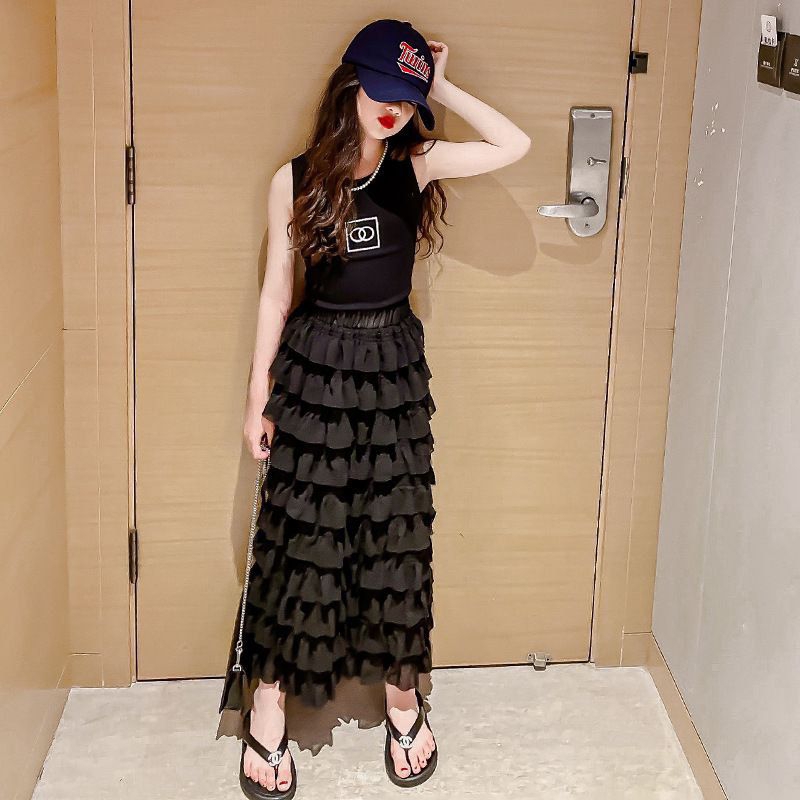 SETELAN ROK LAYER ANAK PEREMPUAN  / SETELAN ROK LAYER ANAK CEWEK