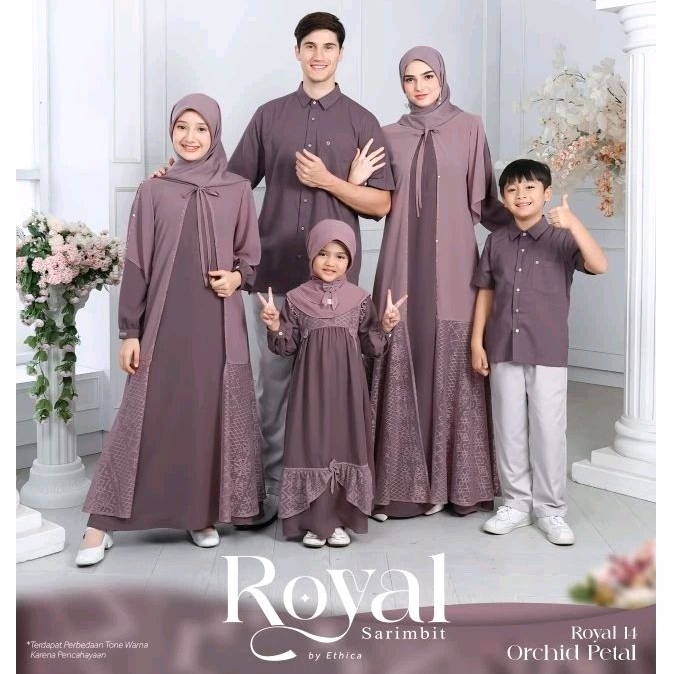SALE STOK SARIMBIT ETHICA ROYAL 14 ORCHID PETAL - BAJU KONDANGAN - RACUN SHOPEE