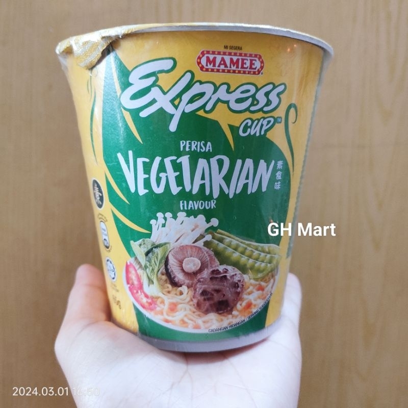 

Mamee Cup Vegetarian 65gr Express Mie Instan Vege Product of Malaysia