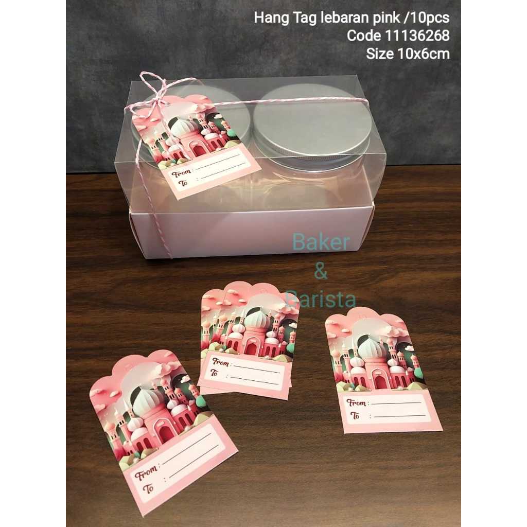 

Hang Tag Lebaran 10pcs/set Kartu Gantungan Lebaran Hangtag Idul Fitri Kartu Ucapan Lebaran Parcel Hampers Hamper Goodie Bag Gift Box