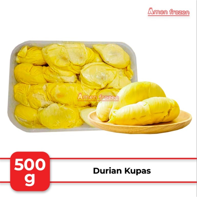 

DURIAN KUPAS 500G / DURIAN JATUHAN SUMATERA 500G / DURIAN KUPAS SUMATERA / DURIAN KUPAS