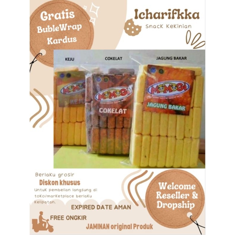 

TERMURAH PROMO SALE DISKON SNACK BRANDED ORI CEMILAN CAMILAN READY STOK MOMOGI Kiloan siap kirim