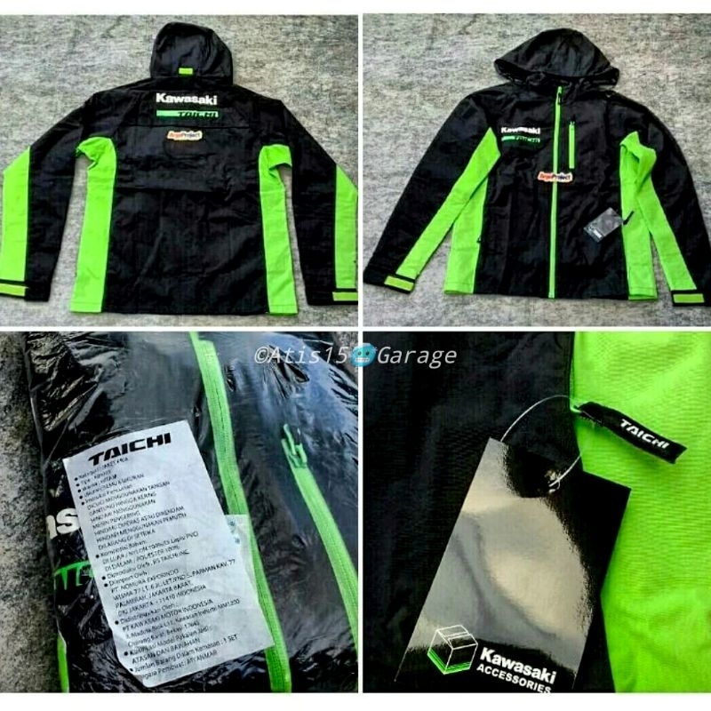 hoodie jaket Taichi Kawasaki Original Stock Lama NOS Jadul Vintage RARE murah meriah Susah di cari