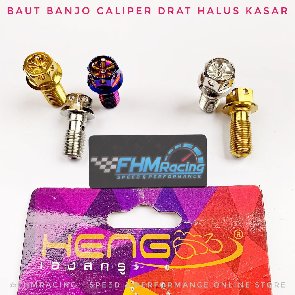 Baut Probolt Banjo Drat Kasar/halus m10