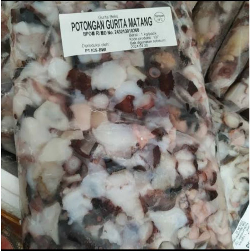 

Octopus Cut Gurita Potong 1Kg