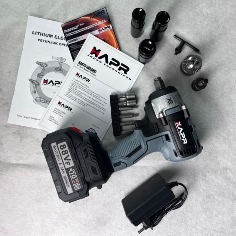 AP127 IMPACT WRENCH 500NM PEMBUKA BAUT BISA BOR APR JAPAN model DeWalt mesin pembuka buat roda cvt 1