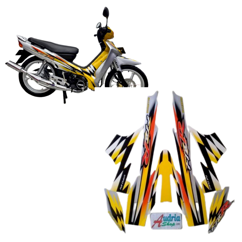 Striping Motor Sticker Yamaha F1Zr Milenium Kuning