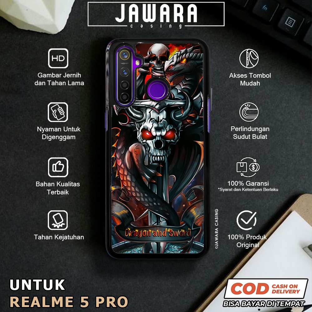 Case Realme 5 Pro Casing Realme 5 Pro [SKLL] Premium Glossy Case Hp Realme Jawara Casing Hp Realme 5