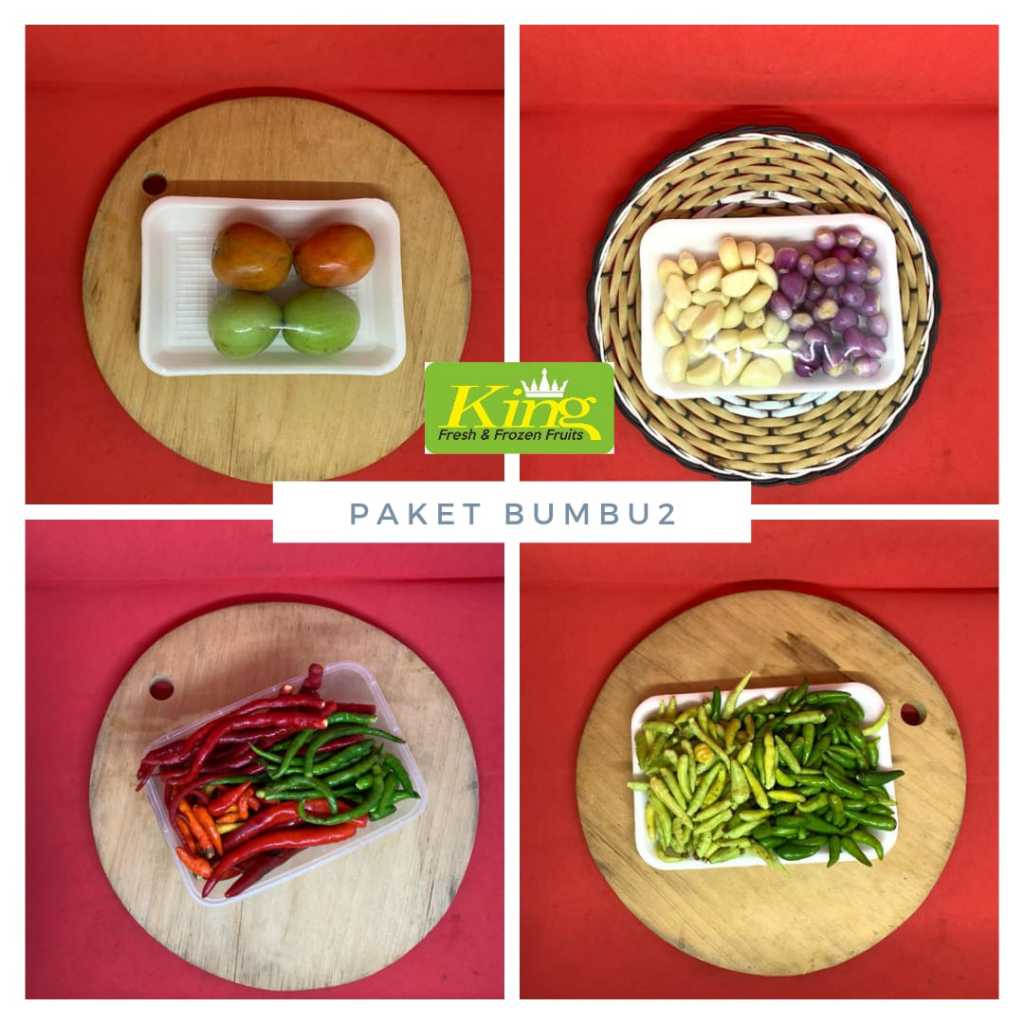

Paket bundling bumbu, bumbu murah, cabe/bawang/tomat hijau/bawang merah/daun bawang/bawang prei murah