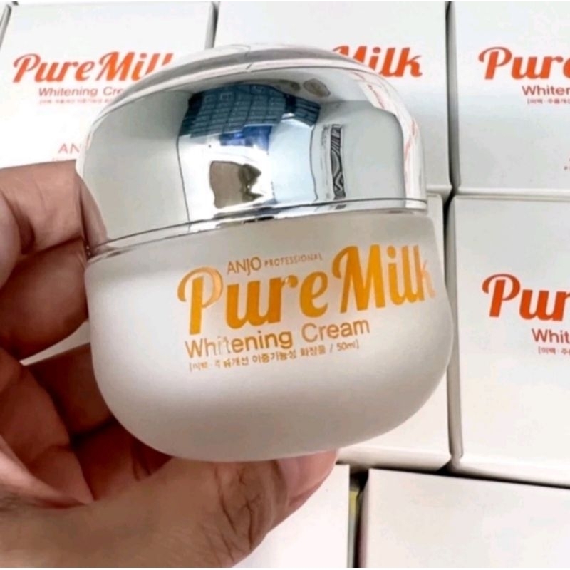🇰🇷Anjo Professional Pure Milk Whitening Cream 50ML/Anjo