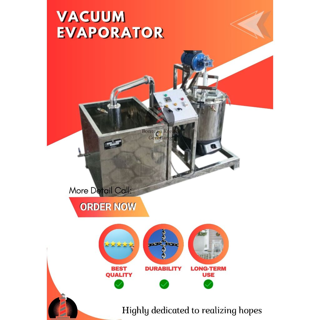 Mesin Evaporator Vacuum / Vakum Evaporator