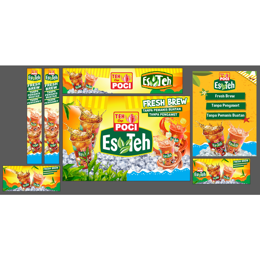 

STIKER UV 1 PAKET TEH POCI