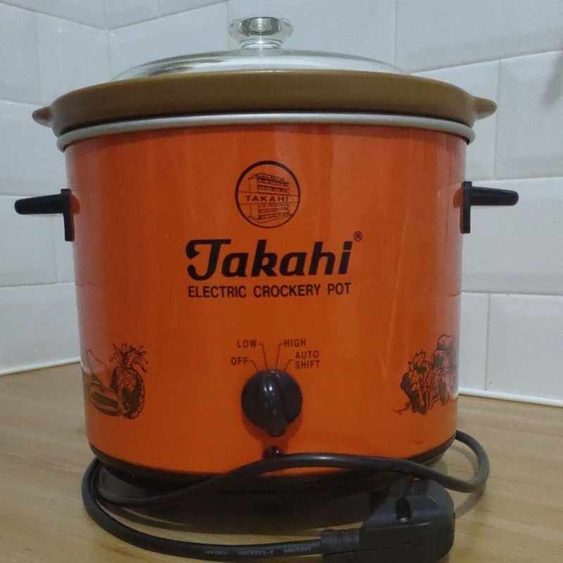 preloved MULUS slow cooker takahi 3,5L electric crockery pot