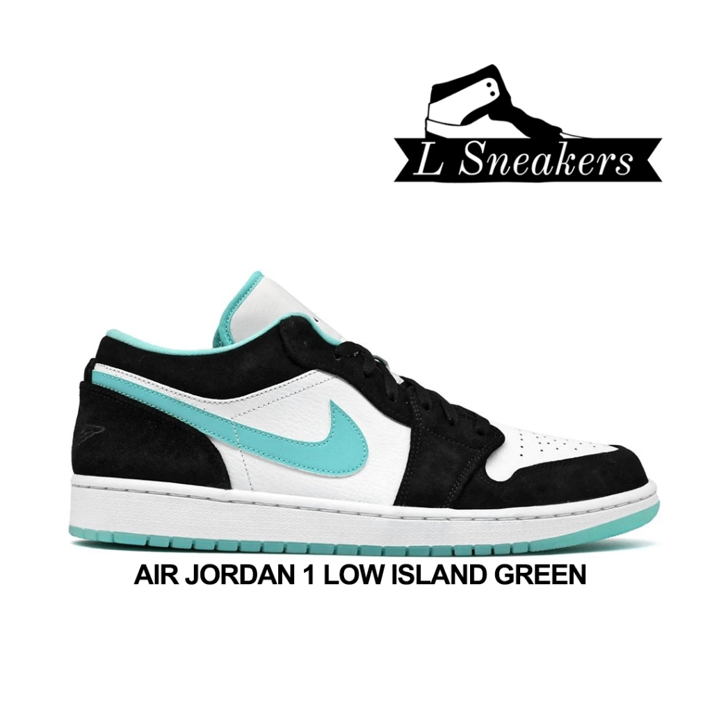 Sepatu Nike Air Jordan 1 Low Island Green