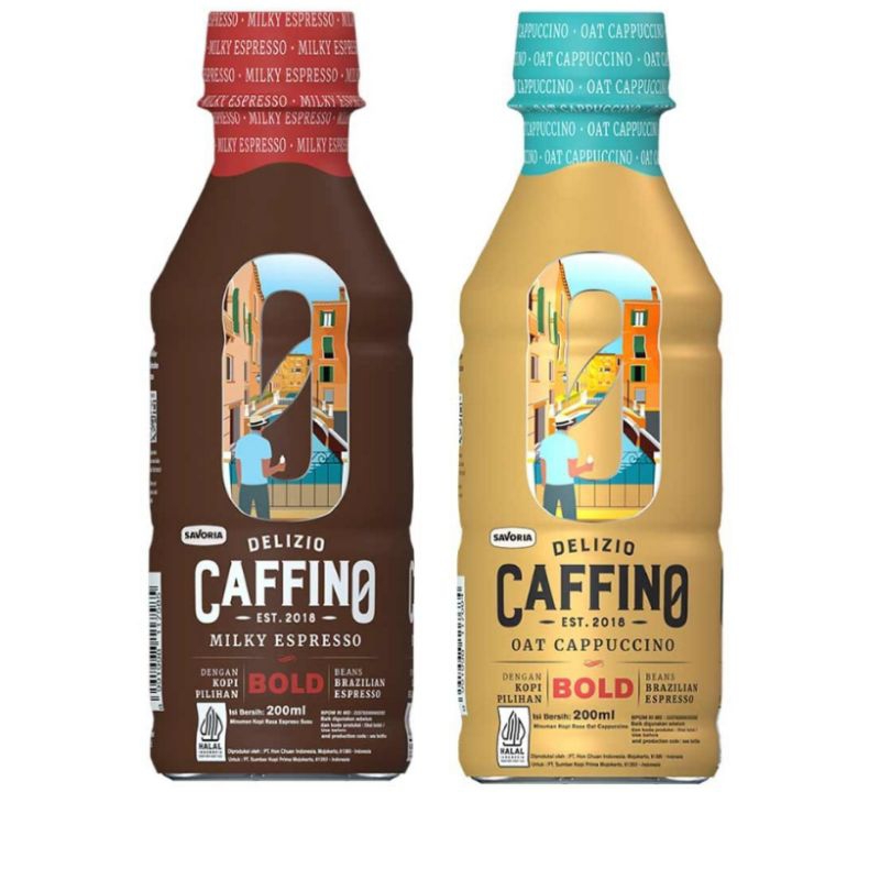 

Caffino kopi siap minum rasa oat cappucino milky espresso 200ml