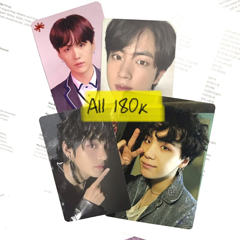 [READY] WTS PC BTS V TAEHYUNG JIN SUGA YOONGI OSIS