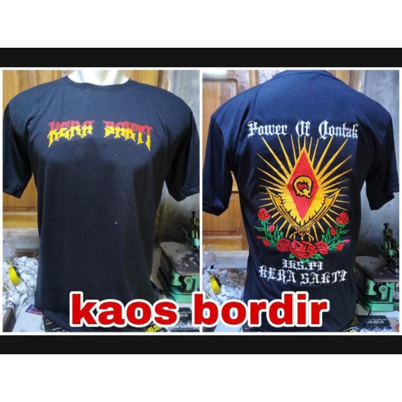 kaos bordir ikspi kera sakti/kaos bordir ikspi/kaos bordir iks