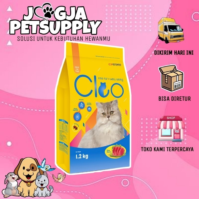 Cleo tuna 1.2 kg ,Makanan kucing Cleo tuna Freshpack
