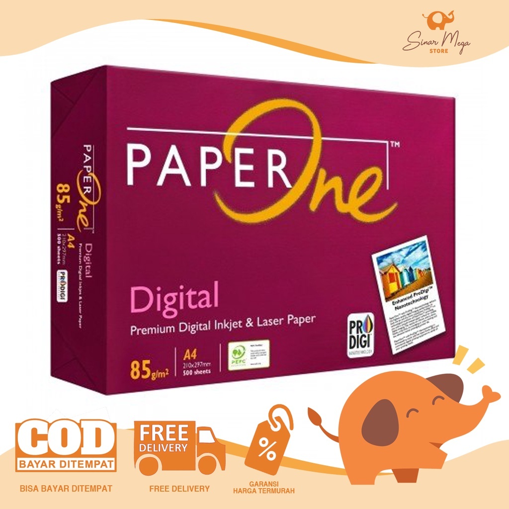 

Paper One Kertas Print/Fotocopy A4 85gr
