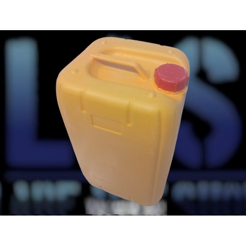 jerigen bekas 20 liter warna kuning/bersih tinggal pakai