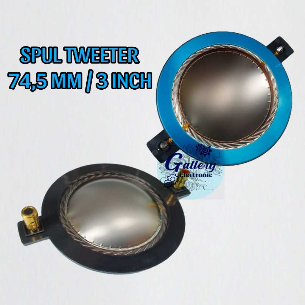 Spul Tweeter / Spool Twiter Driver 74,4 3'' Titanium Original